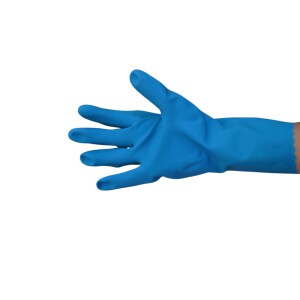 Gloves Rubber Sliver Lined All Size Avaialbe (12 per Pack)