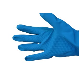 Gloves Rubber Sliver Lined All Size Avaialbe (12 per Pack)
