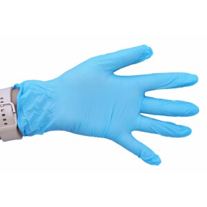 Blue Ultra Touch Nitrile Gloves All Size Availbe(100 Per Pack)