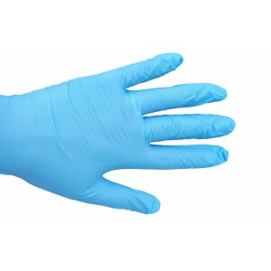 Blue Ultra Touch Nitrile Gloves All Size Availbe(100 Per Pack)