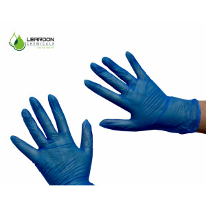 Vinyl Disposable powder free gloves (Blue)