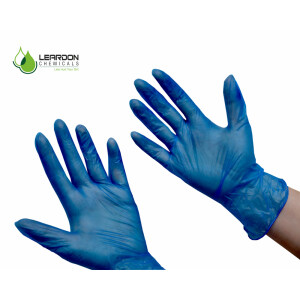 Vinyl Disposable powder free gloves (Blue)