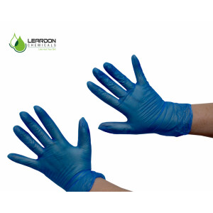 Vinyl Disposable powder free gloves (Blue)